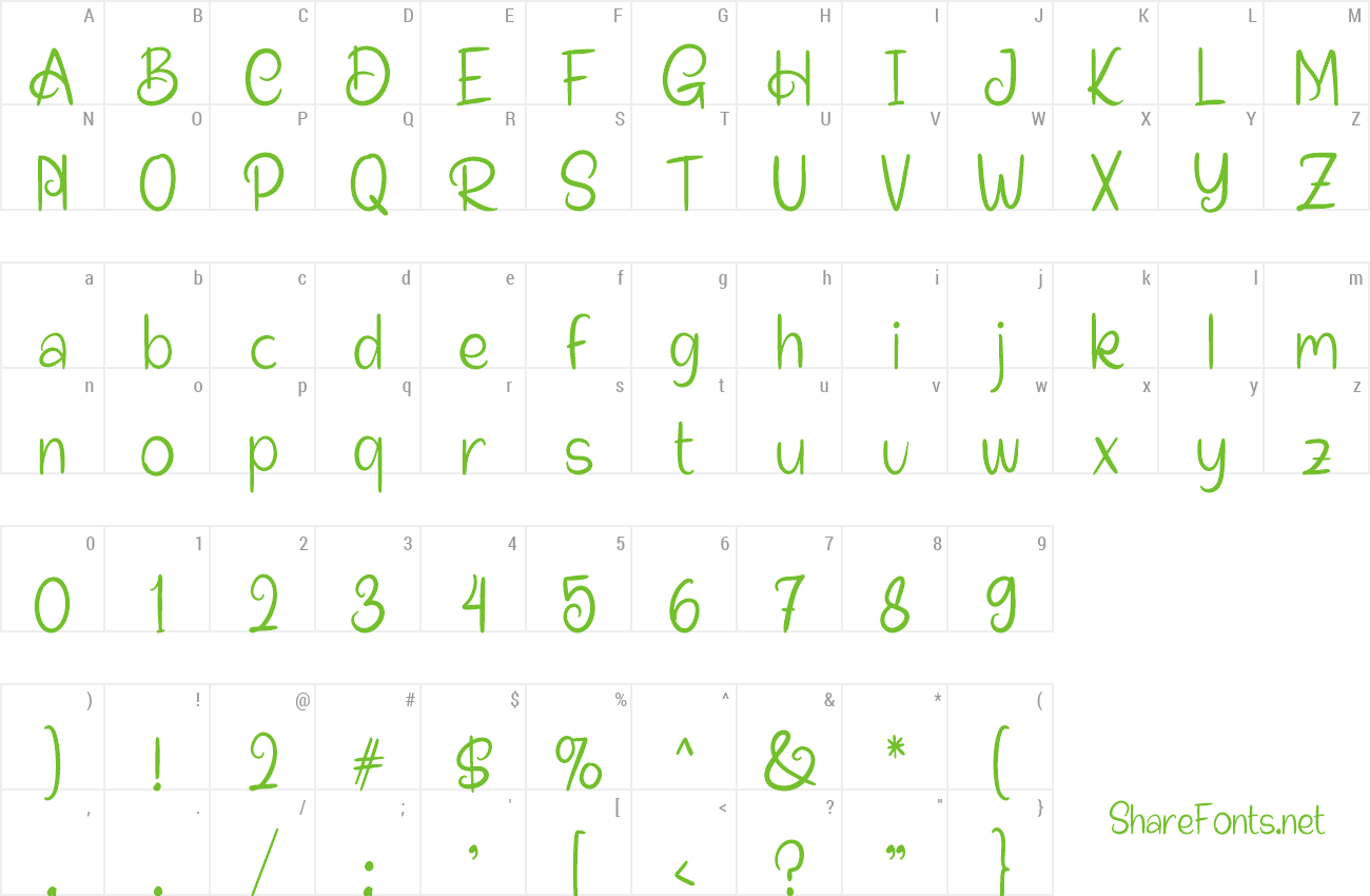 Font Aubrieta preview